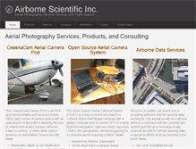 Tablet Screenshot of airbornescientific.com